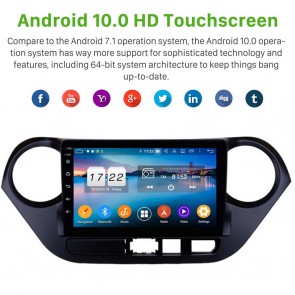 9" Android 10.0 Lecteur DVD GPS Radio Stéréo Navigation pour Hyundai i10 (2013-2019)-1