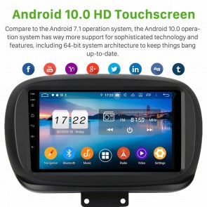 9" Android 10.0 Lecteur DVD GPS Radio Stéréo Navigation pour Fiat 500X (2014-2019)-1