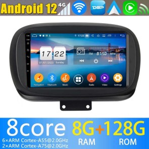 9" Android 12.0 Lecteur DVD GPS Radio Stéréo Navigation pour Fiat 500X (2014-2019)-1
