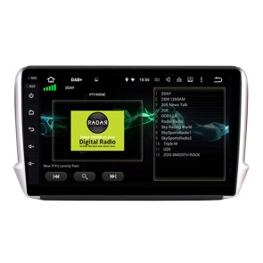 Peugeot 208 Android 13.0 Autoradio DVD GPS avec 8Go+128Go Bluetooth Telecommande au Volant DSP USB DAB 4G WiFi OBD2 CarPlay - 10
