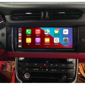 Jaguar XF X260 Android 13.0 Autoradio Multimédia GPS avec 8-Core 4Go+64Go Commande au volant et Kit mains libres Bluetooth DAB DSP RDS USB 4G LTE WiFi CarPlay Sans fil - 10,25
