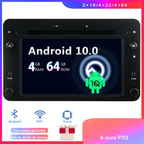 Android 10 Autoradio Lecteur DVD GPS Compatible pour Alfa Romeo 159 Sportwagon (De 2005)-1
