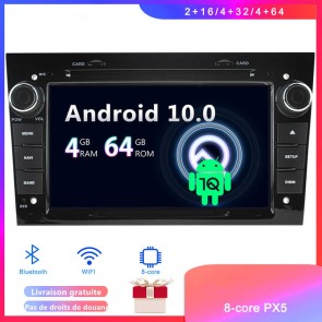 Opel Antara Android 10.0 Autoradio DVD GPS avec Ecran tactile Commande au volant et Kit mains libres Bluetooth Micro DAB CD SD USB 4G WiFi TV MirrorLink OBD2 Carplay - Android 10 Autoradio Lecteur DVD GPS Compatible pour Opel Antara (2006-2015)