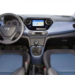 Hyundai i10 Android 10.0 Autoradio DVD GPS avec Ecran tactile Commande au volant et Kit mains libres Bluetooth Micro DAB CD SD USB 4G WiFi TV MirrorLink OBD2 Carplay - Android 10 Autoradio Lecteur DVD GPS Compatible pour Hyundai i10 (2013-2019)