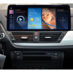 BMW X1 E84 Android 13 Autoradio DVD GPS Navigation avec 8-Core 8Go+256Go Écran Tactile Bluetooth 5.0 Telecommande au Volant DSP SWC DAB SD USB WiFi 4G LTE CarPlay - 12,5