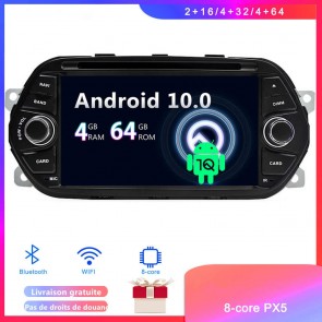 Android 10 Autoradio Lecteur DVD GPS Compatible pour Fiat Tipo (De 2015)-1