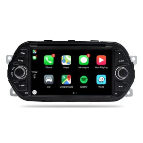 Fiat Tipo Android 12.0 Autoradio DVD GPS avec Commande au volant et Kit mains libres Bluetooth DAB USB 4G WiFi OBD2 Carplay - Android 12 Autoradio Lecteur DVD GPS pour Fiat Tipo (De 2015)