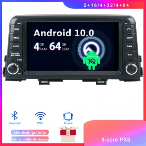Android 10 Autoradio Lecteur DVD GPS Compatible pour Kia Picanto (De 2017)-1
