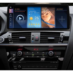 BMW X3 F25 Android 13 Autoradio DVD GPS Navigation avec 8-Core 8Go+256Go Écran Tactile Bluetooth 5.0 Telecommande au Volant DSP SWC DAB SD USB WiFi 4G LTE CarPlay - 12,5