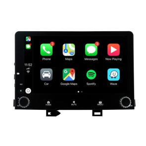 Kia Rio Android 12.0 Autoradio DVD GPS avec Commande au volant et Kit mains libres Bluetooth DAB USB 4G WiFi OBD2 Carplay - Android 12 Autoradio Lecteur DVD GPS pour Kia Rio (De 2017)