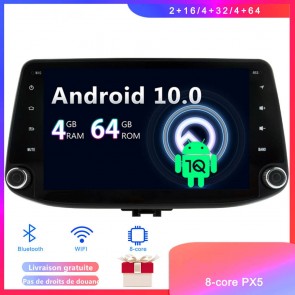 Android 10 Autoradio Lecteur DVD GPS Compatible pour Hyundai i30 (2017-2020)-1
