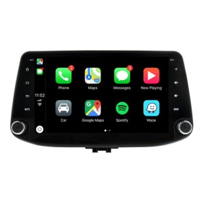 Hyundai i30 Android 12.0 Autoradio DVD GPS avec Commande au volant et Kit mains libres Bluetooth DAB USB 4G WiFi OBD2 Carplay - Android 12 Autoradio Lecteur DVD GPS pour Hyundai i30 (2017-2020)