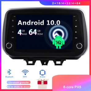 Android 10 Autoradio Lecteur DVD GPS Compatible pour Hyundai Santa Fe (De 2018)-1