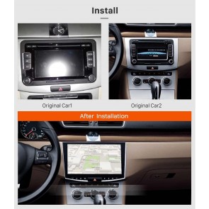 VW Passat B7 Android 10.0 Autoradio DVD GPS avec Ecran tactile Commande au volant et Kit mains libres Bluetooth Micro DAB CD SD USB 4G WiFi TV MirrorLink OBD2 Carplay - 10