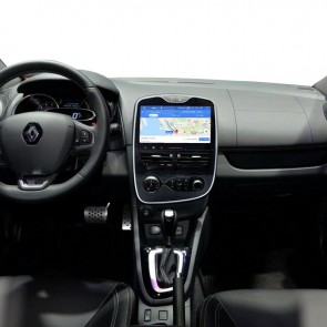 Renault Clio Android 10.0 Autoradio DVD GPS avec Ecran tactile Commande au volant et Kit mains libres Bluetooth Micro DAB CD SD USB 4G WiFi TV MirrorLink OBD2 Carplay - Android 10 Autoradio Lecteur DVD GPS Compatible pour Renault Clio (2012-2019)
