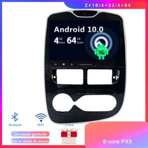 Android 10 Autoradio Lecteur DVD GPS Compatible pour Renault Clio (2012-2019)-1