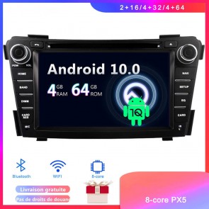 Android 10 Autoradio Lecteur DVD GPS Compatible pour Hyundai i40 (2011-2019)-1