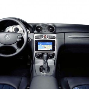 Mercedes CLK C209 Android 10.0 Autoradio DVD GPS avec Ecran tactile Commande au volant et Kit mains libres Bluetooth Micro DAB CD SD USB 4G WiFi TV MirrorLink OBD2 Carplay - Android 10 Autoradio Lecteur DVD GPS Compatible pour Mercedes CLK C209 (1998-2004