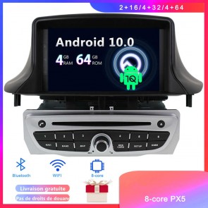Android 10 Autoradio Lecteur DVD GPS Compatible pour Renault Mégane III (2009-2016)-1