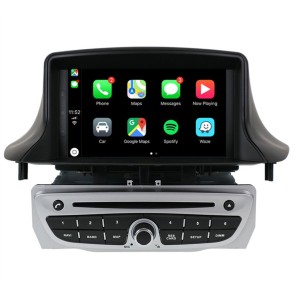 Renault Mégane III Android 12.0 Autoradio DVD GPS avec Commande au volant et Kit mains libres Bluetooth DAB USB 4G WiFi OBD2 Carplay - Android 12 Autoradio Lecteur DVD GPS pour Renault Mégane III (2009-2016)