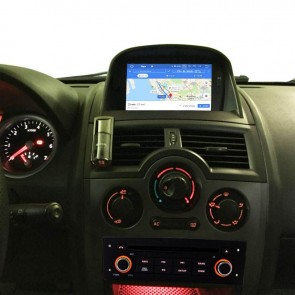 Renault Mégane II Android 10.0 Autoradio DVD GPS avec Ecran tactile Commande au volant et Kit mains libres Bluetooth Micro DAB CD SD USB 4G WiFi TV MirrorLink OBD2 Carplay - Android 10 Autoradio Lecteur DVD GPS Compatible pour Renault Mégane II (2002-2009