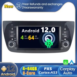 Android 12 Autoradio Lecteur DVD GPS Compatible pour Fiat Doblò (2010-2015)-1