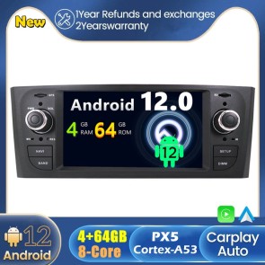 Android 12 Autoradio Lecteur DVD GPS Compatible pour Fiat Linea (De 2007)-1