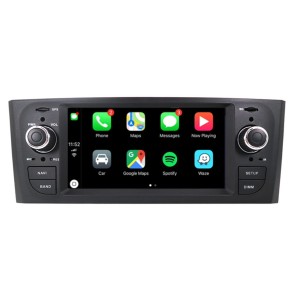 Fiat Linea Android 12.0 Autoradio DVD GPS avec Commande au volant et Kit mains libres Bluetooth DAB USB 4G WiFi OBD2 Carplay - Android 12 Autoradio Lecteur DVD GPS pour Fiat Linea (De 2007)