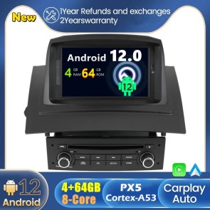 Android 12 Autoradio Lecteur DVD GPS Compatible pour Renault Mégane II (2002-2009)-1