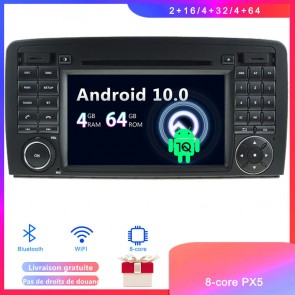 Android 10 Autoradio Lecteur DVD GPS Compatible pour Mercedes Classe R W251 (2006-2015)-1