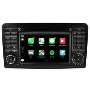 Mercedes GL X164 Android 12.0 Autoradio DVD GPS avec Commande au volant et Kit mains libres Bluetooth DAB USB 4G WiFi OBD2 Carplay - Android 12 Autoradio Lecteur DVD GPS pour Mercedes GL X164 (2005-2012)