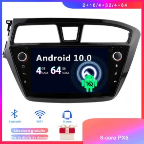Android 10 Autoradio Lecteur DVD GPS Compatible pour Hyundai i20 (2014-2017)-1