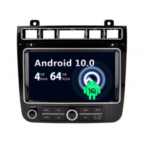 VW Touareg Android 10.0 Autoradio DVD GPS avec Ecran tactile Commande au volant et Kit mains libres Bluetooth Micro DAB CD SD USB 4G WiFi TV MirrorLink OBD2 Carplay - 7