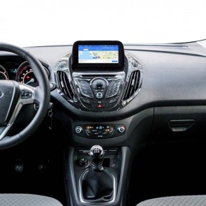 Ford Tourneo/Transit Android 10.0 Autoradio DVD GPS avec Ecran tactile Commande au volant et Kit mains libres Bluetooth Micro DAB CD SD USB 4G WiFi TV MirrorLink OBD2 Carplay - Android 10 Autoradio Lecteur DVD GPS Compatible pour Ford Tourneo/Transit