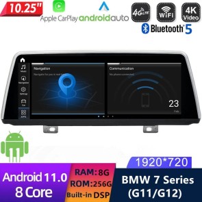 10,25" Android 11.0 Autoradio Lecteur Multimédia Stéréo pour BMW Série 7 G11/G12 (2016-2020)-1