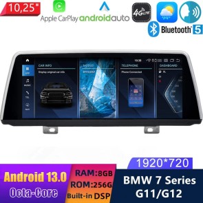 10,25" Android 13.0 Autoradio Lecteur Multimédia Stéréo pour BMW Série 7 G11/G12 (2016-2021)-1