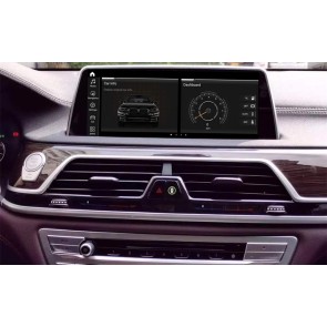 BMW G11/G12 Android 11 Autoradio DVD GPS Navigation avec 8-Core 8Go+256Go Écran Tactile Bluetooth 5.0 Telecommande au Volant DSP SWC DAB USB WiFi 4G LTE CarPlay - 10,25