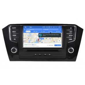 VW Passat B8 Android 10.0 Autoradio DVD GPS avec Ecran tactile Commande au volant et Kit mains libres Bluetooth Micro DAB CD SD USB 4G WiFi TV MirrorLink OBD2 Carplay - 7