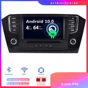7" Android 10 Autoradio Lecteur DVD GPS Compatible pour VW Passat B8 (2015-2019)-1
