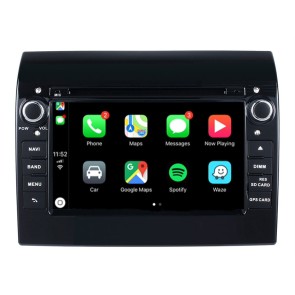 Citroën Jumper Android 12.0 Autoradio DVD GPS avec Commande au volant et Kit mains libres Bluetooth DAB USB 4G WiFi OBD2 Carplay - Android 12 Autoradio Lecteur DVD GPS pour Citroën Jumper (De 2006)
