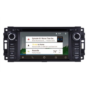Dodge Nitro Android 12.0 Autoradio DVD GPS avec Commande au volant et Kit mains libres Bluetooth DAB CD USB 4G WiFi OBD2 Carplay - Android 12 Autoradio Lecteur DVD GPS pour Dodge Nitro (2007-2012)