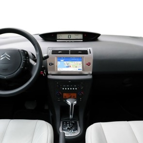 Citroën C4 Android 12.0 Autoradio DVD GPS avec Commande au volant et Kit mains libres Bluetooth DAB USB 4G WiFi OBD2 Carplay - Android 12 Autoradio Lecteur DVD GPS pour Citroën C4 (2004-2011)