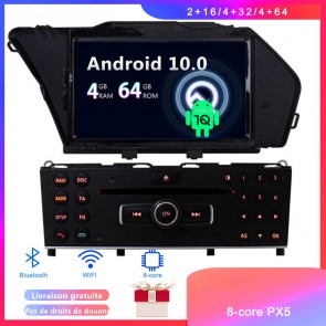 Android 10 Autoradio Lecteur DVD GPS Compatible pour Mercedes GLK X204 (2008-2012)-1