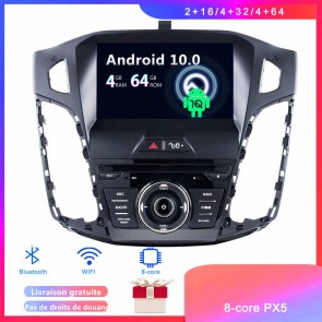 Android 10 Autoradio Lecteur DVD GPS Compatible pour Ford Focus 3 (2011-2018)-1