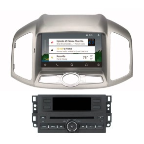 Chevrolet Captiva Android 12.0 Autoradio DVD GPS avec Commande au volant et Kit mains libres Bluetooth DAB CD USB 4G WiFi OBD2 Carplay - Android 12 Autoradio Lecteur DVD GPS pour Chevrolet Captiva (De 2012)