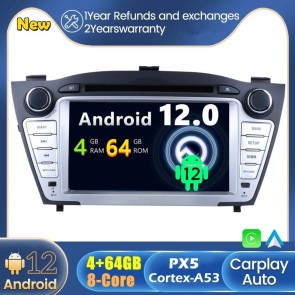 Android 12 Autoradio Lecteur DVD GPS Compatible pour Hyundai Tucson (2009-2014)-1