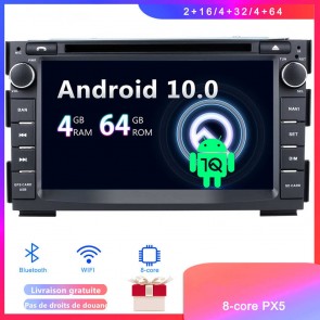 Android 10 Autoradio Lecteur DVD GPS Compatible pour Kia Venga YN (De 2010)-1