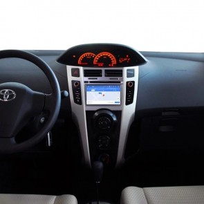 Toyota Yaris Android 10.0 Autoradio DVD GPS avec Ecran tactile Commande au volant et Kit mains libres Bluetooth Micro DAB CD SD USB 4G WiFi TV MirrorLink OBD2 Carplay - Android 10 Autoradio Lecteur DVD GPS Compatible pour Toyota Yaris (2005-2011)