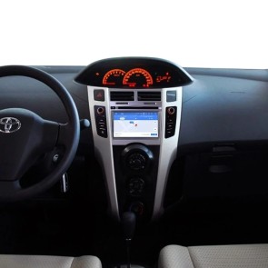 Toyota Yaris Android 10.0 Autoradio DVD GPS avec Ecran tactile Commande au volant et Kit mains libres Bluetooth Micro DAB CD SD USB 4G WiFi TV MirrorLink OBD2 Carplay - Android 10 Autoradio Lecteur DVD GPS Compatible pour Toyota Yaris (2005-2011)