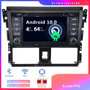 Android 10 Autoradio Lecteur DVD GPS Compatible pour Toyota Yaris (2013-2017)-1